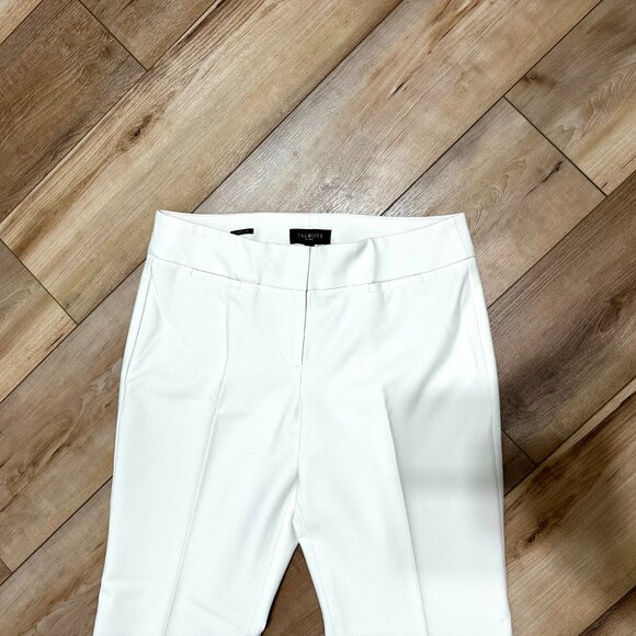 Talbots Signature Dress Pants Ivory Rayon Blend Size 10 Petite Preowned - Picture 10 of 11